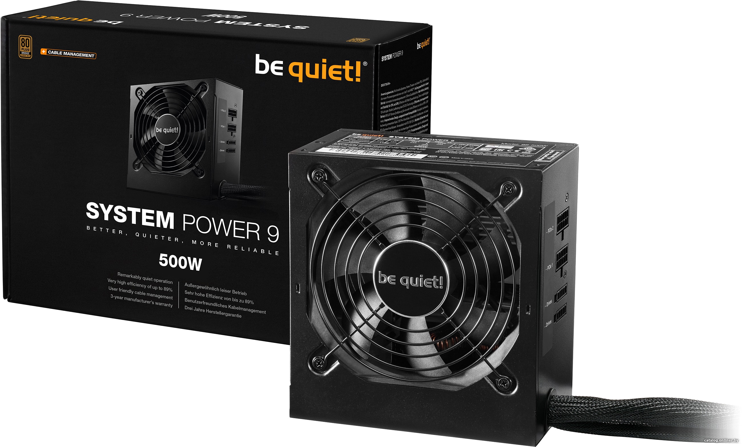 Be Quiet Power 9 500w Купить