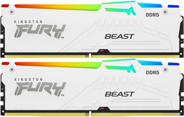 Оперативная память Kingston FURY Beast RGB 2x16ГБ DDR5 6000 МГц KF560C30BWAK2-32