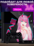 Наклейка на корпус пк аниме Zero Two Ахегао