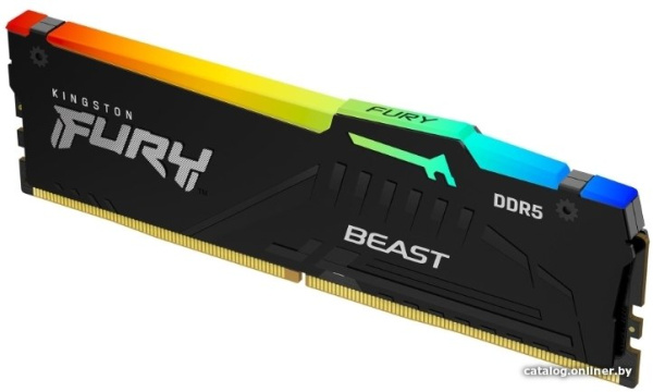 Оперативная память Kingston FURY Beast RGB 2x16ГБ DDR5 6400МГц KF564C32BBAK2-32