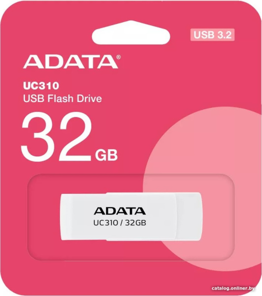 USB Flash ADATA UC310-32G-RWH 32GB (белый) USB Flash ADATA UC310-32G-RWH 32GB (белый)