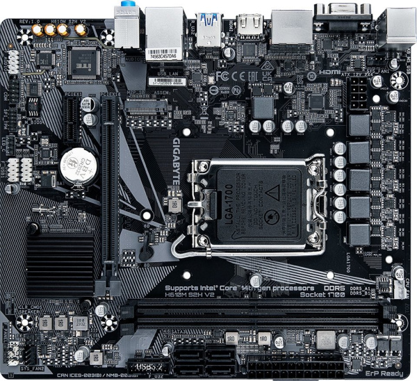 Материнская плата Gigabyte H610M S2H V2 (rev. 1.0)