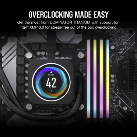 Оперативная память Corsair Dominator Titanium RGB 2x32ГБ DDR5 6000 МГц CMP64GX5M2B6000C30