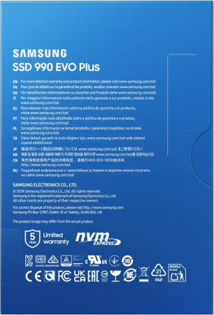 SSD Samsung 990 Evo Plus 1TB MZ-V9S1T0BW