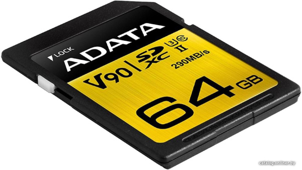 Карта памяти ADATA Premier ONE ASDX64GUII3CL10-C SDXC 64GB