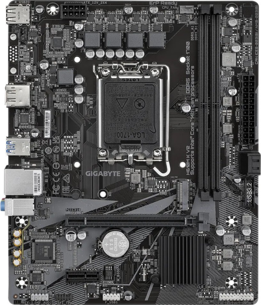 Материнская плата Gigabyte H610M K V2 (rev. 1.0)