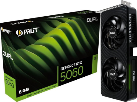 Видеокарта Palit GeForce RTX 5060 Dual NE75060019P1-GB2063D