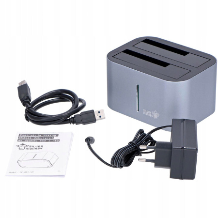 Док-станция Silver Monkey 2x HDD 2.5"/3.5"