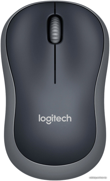Мышь Logitech M185 (черный/серый)