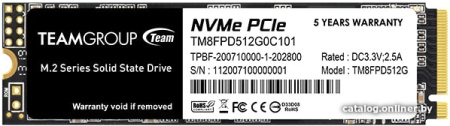 SSD Team MP33 PRO 512GB TM8FPD512G0C101