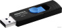 USB Flash ADATA UV320 64GB (черный/голубой)