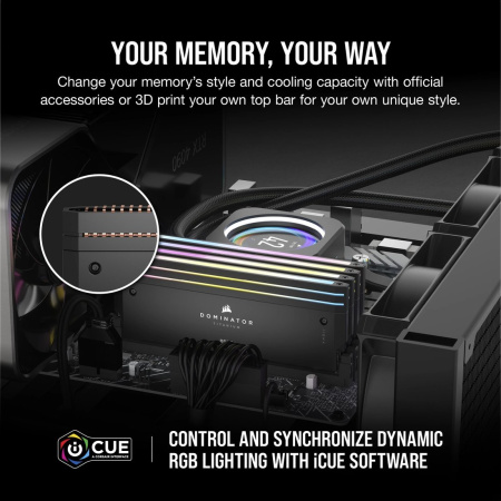Оперативная память Corsair Dominator Titanium RGB 2x32ГБ DDR5 6000 МГц CMP64GX5M2B6000C30