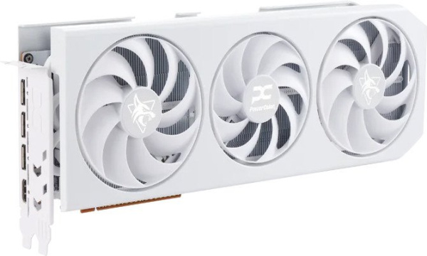 Видеокарта PowerColor Hellhound Spectral White AMD Radeon RX 9070 XT 16GB GDDR6 RX9070XT 16G-L/OC/WHITE