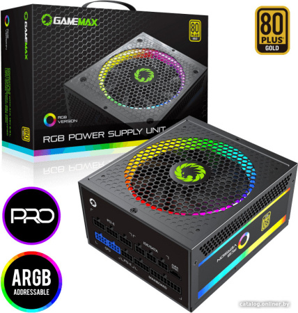 Блок питания GameMax RGB-1050 Pro