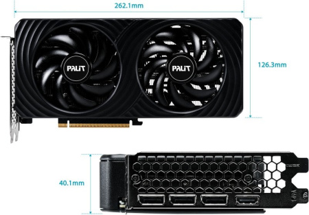 Видеокарта Palit GeForce RTX 5060 Dual NE75060019P1-GB2063D