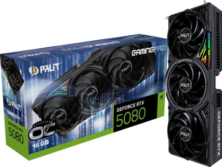 Видеокарта Palit GeForce RTX 5080 GamingPro OC NE75080S19T2-GB2031A